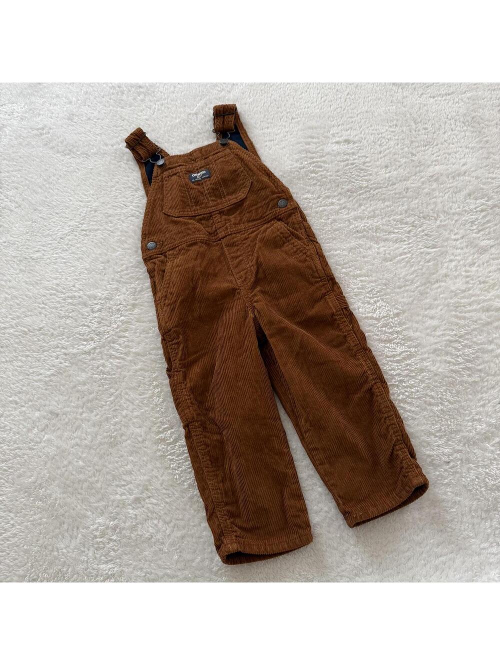 3t Oshkosh Corduroy Lined Overalls